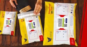 قیمت پاکت پستی پلیمری پیش پرداخت پستی